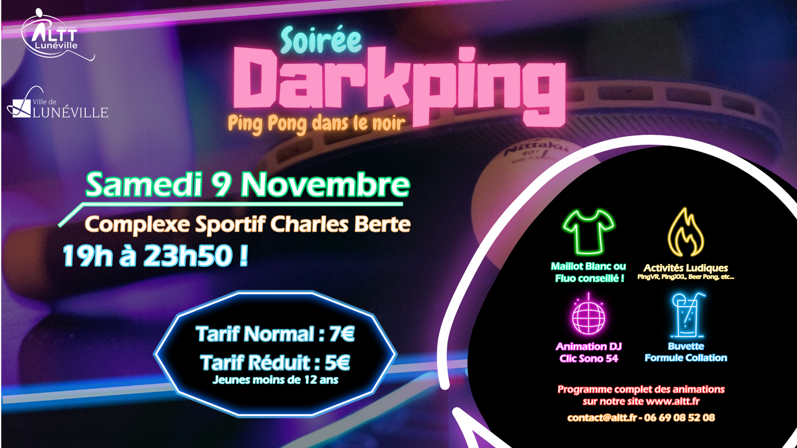 Soirée DarkPing 2024 ✨🏓