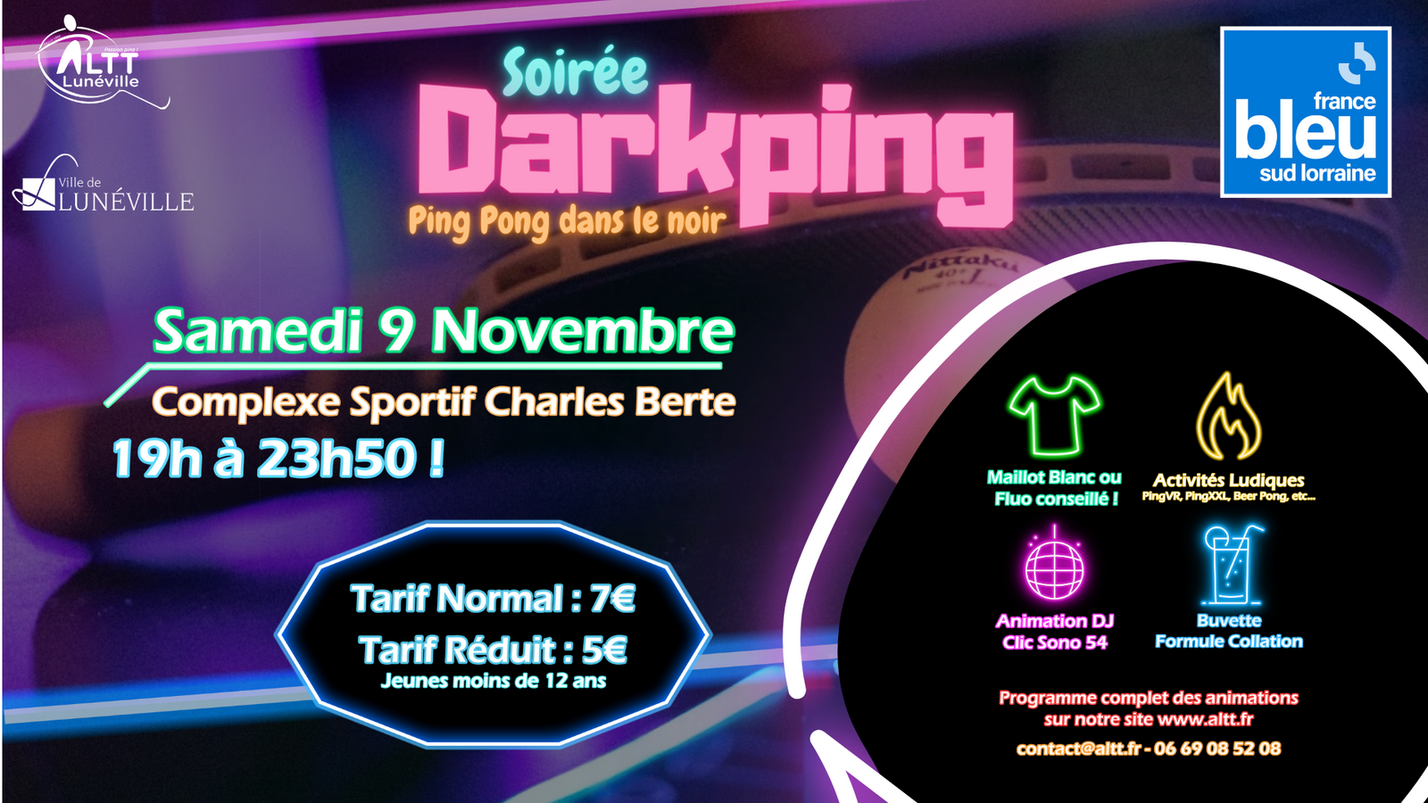 Soirée DarkPing 2024 ✨🏓