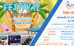 Festival du Ping 🏓🎊