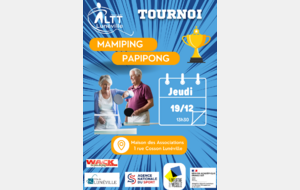 Tournoi MamiPing et PapiPong