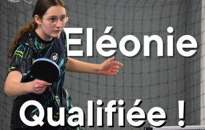 Eléonie Qualifiée !
