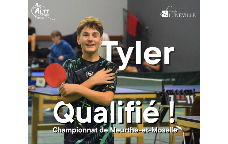 Tyler Qualifié !