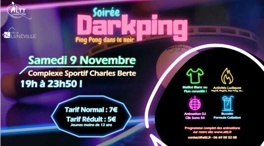 Soirée DarkPing 2024 ✨🏓