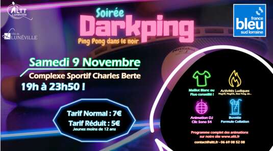 Soirée DarkPing 2024 ✨🏓